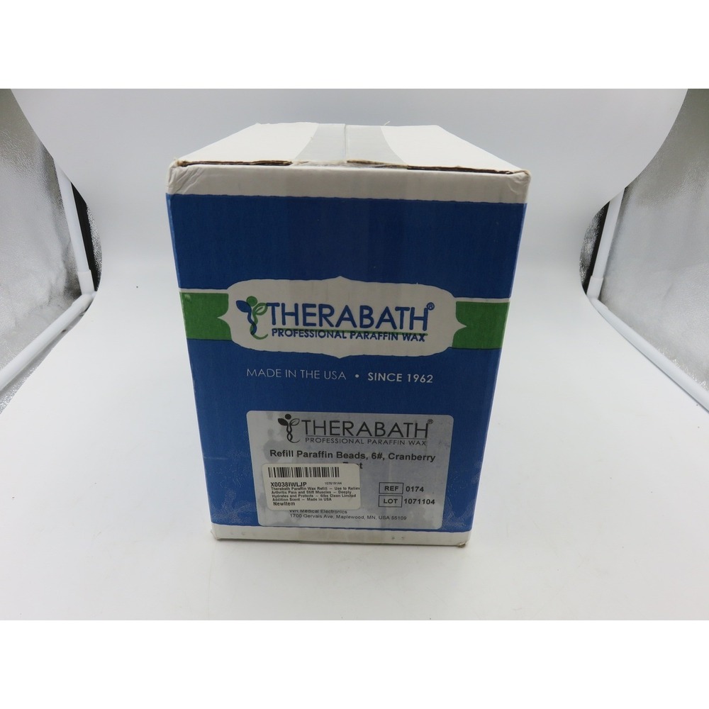 Therabath Professional Paraffin Wax Refill Beads 6lb Cranberry Scent 0174 NEW